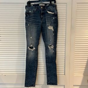 Pacsun mens dark wash ripped jeans, 31x32 sizing